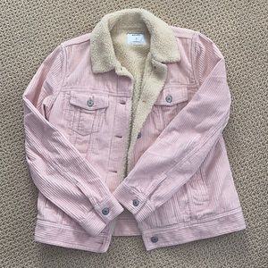 Old Navy Light Pink Corduroy Jacket - size M